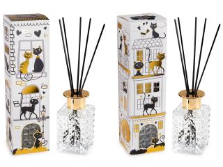Odorizant camera  Pretty Cat  cu betisoare parfumate in cutie cadou 120ml