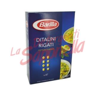 Paste Barilla  Ditalini Rigati  Nr. 47-500 gr