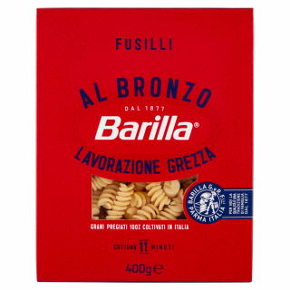 Paste Barilla  Fusilli Al Bronzo din grau dur 100%italian 400gr