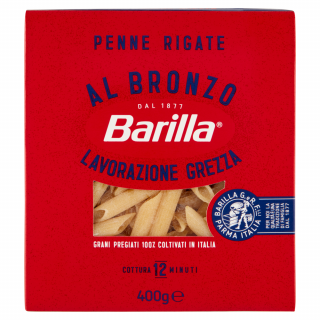 Paste Barilla  Penne Rigate Al Bronzo din grau dur 100%italian 400gr