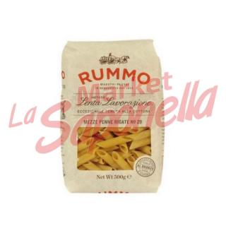 Paste Rummo  Mezze Penne Rigate  Nr 28-500 gr