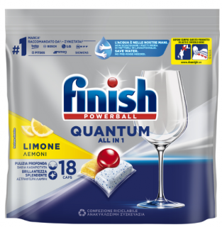 Pastile Finish Quantum All In 1 cu lamaie 18 bucati 187.2gr