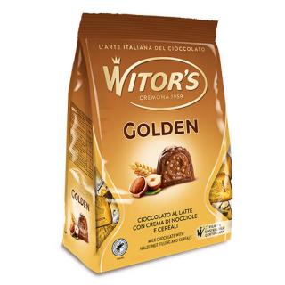 Praline de ciocolata Witor's Golden cu cereale si cacao 200 gr