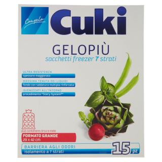 Pungi Cuki pentru congelator format mare 29 X 42 cm-15 bucati