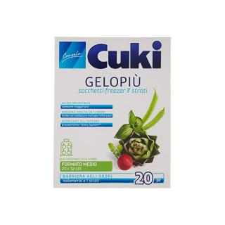 Pungi Cuki pentru congelator format mediu 23 X 32 cm-20 bucati