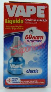 Rezerva lichida anti-tanatari Vape clasica pentru aparatul electric 36 ml