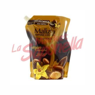 Rezerva sapun lichid Malizia cu argan si vanilie 1 lt