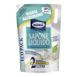 Rezerva sapun lichid Milmil cu musc alb 2 L