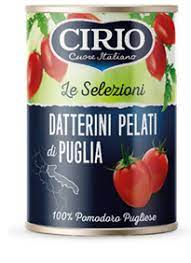 Rosii Cirio  Datterini  decojite in suc de rosii 400 gr