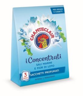 Saculeti parfumati Chanteclair cu saruri marine si flori de lotus 3buc 36gr