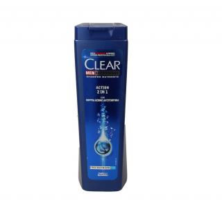 Sampon Clear Men 2 in 1 cu activ dublu anti-matreata 225 ml