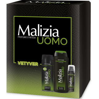 Set cadou barbati Malizia vetyver 475ml