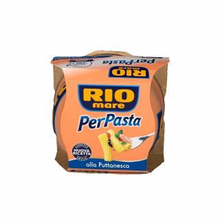 Sos de paste Rio Mare alla Puttanesca cu ton, rosii, masline  si cappere 160gr