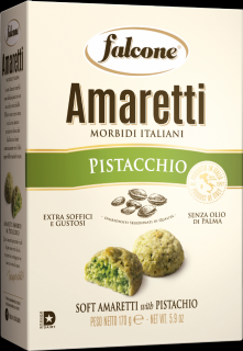 Specialitati Amaretti D'Abruzzo  Falcone cu fistic 170 gr