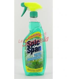 Spray detergent geamuri si multifunctional Spic&amp;Span cu alcool vegetal -750ml