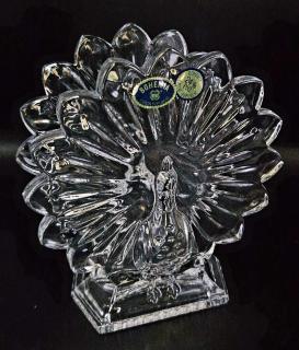 Suport servetele Paun din Cristal Bohemia
