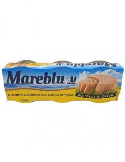 Ton Mareblu in ulei de masline  3x80 gr