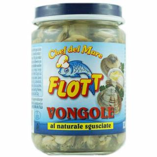 Vongole Flott decojite in sos natural 130 gr