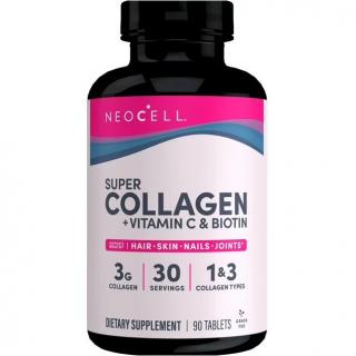 Neocell Super Collagen + Vitamin C  Biotin 90 tabs