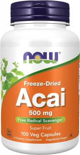 Now Acai 500 mg 100 vcaps