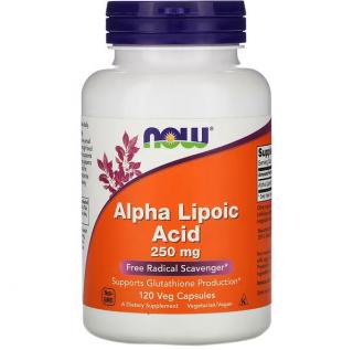 Now Alpha Lipoic Acid 250 mg 120 veg caps