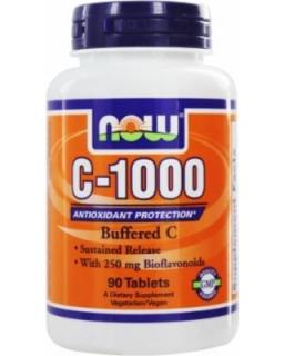 Now C-1000 Complex Buffered with 250 mg Bioflavonoids 90 tab
