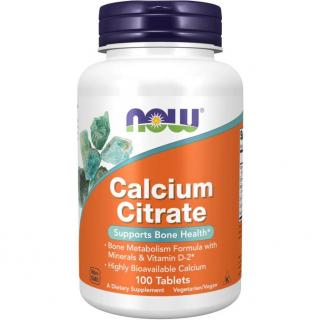 Now Calcium Citrate with Minerals  Vitamin D-2 100 tabs