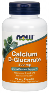 Now Calcium D-Glucarate 500 mg 90 vcaps