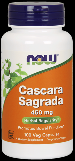 Now Cascara Sagrada 450 mg 100 vcaps