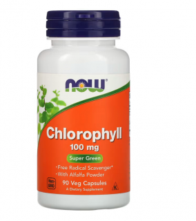 Now Chlorophyll 100 mg  90 veg caps