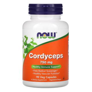 Now Cordyceps 750mg 90 vcaps