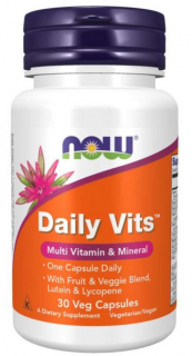 Now Daily Vits 30 vcaps