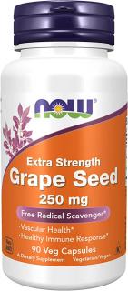 Now Grape Seed 250 mg Extra Strength-90 vcaps