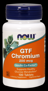 Now GTF Chromium 200 mcg 100 tab