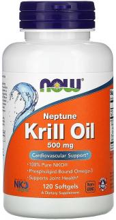 Now Krill Oil 500mg 120 softgels