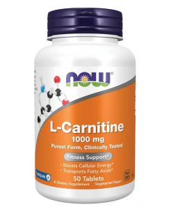 Now L-Carnitine 1000mg 50 tabs