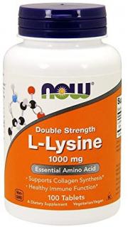 Now L-Lysine 1000mg 100 tablets