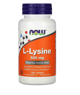 Now L-Lysine 500 mg 100 tab