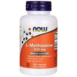 Now L-Methionine 500 mg 100 caps