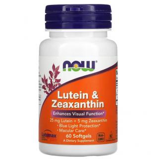 Now Lutein  Zeaxanthin 60 softgels