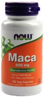 Now Maca 500 mg 100 vcaps