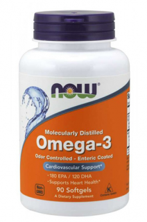 Now Omega 3 Enteric Coated 90 softgels