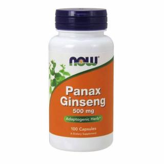 Now Panax Ginseng 500mg 100 caps