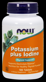 Now Potassium Plus Iodine 180 tab