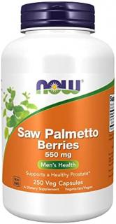 Now Saw Palmetto Berries 550 mg 250 vcaps