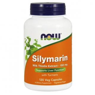 Now Silymarin with Turmeric 150 mg 120 vcaps