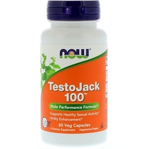 Now TestoJack 100 60 veg caps