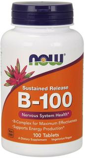 Now Vitamin B-100 Sustained Release 100 tabs