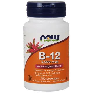 Now Vitamin B-12 2000 mcg 100 lozenges