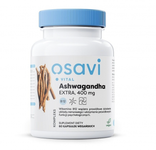 Osavi Ashwagandha Extra, 400 mg 60 veg caps